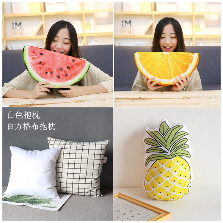 Photo Gallery Writing Real Photography Props Personality Creative Simulation of watermelon Watermelon Holding Pillows to make Cushion Children Photo-box Hold Pillows