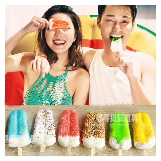 Simulation Ice Cream Model Ice Stick Ice Stick Children Photo Props Wedding photography Photography Brigade Beat Props Fake Ice Cream