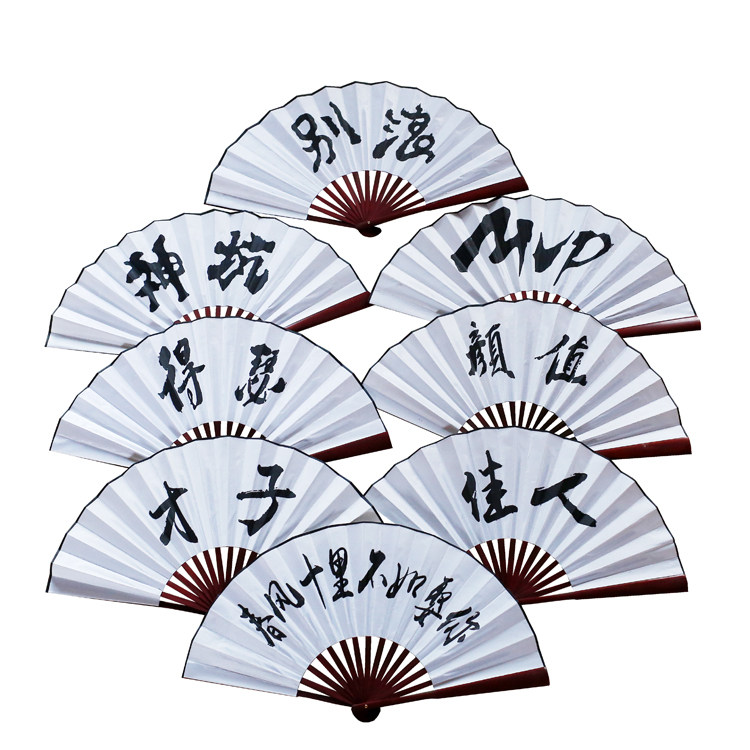 2021 New product Personalized costume props fan Wedding photography photography props Silk cloth Chinese style props folding fan