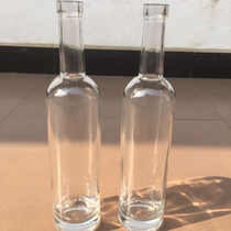 Transparent glass bottle 550ml to send oil