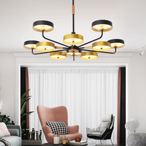  Lamps led dining room lights Modern simple Nordic creative living room chandelier Bedroom energy-saving Nordic study light