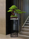 Artificial Welcoming Pine Tree Ornament, Floor-Standing Potted Plant for Living Room, Entrance, Hotel, Restaurant, Room, Office Furniture and Soft Decoration
