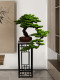 Large Artificial Welcoming Pine Green Plant Floor Decoration for Entrance, Hotel, Living Room, Hallway, Fake Tree Bonsai Potted Ornament
