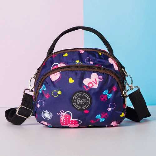 Свежая небольшая небольшая сумка, сумка через плечо, портативная маленькая сумка на одно плечо для матери и ребенка, коллекция 2023, ткань оксфорд