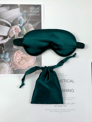 Шелковая повязка для глаз подходит для мужчин и женщин для путешествий для влюбленных, защита глаз