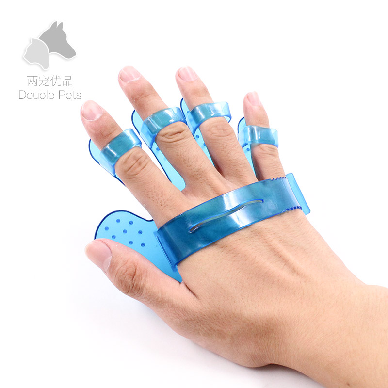 Bath Brush Pet Pooch Massage Brushed Bath Gloves Dog God Instrumental Brush Supplies Five Fingers Palm Type Japan Brush
