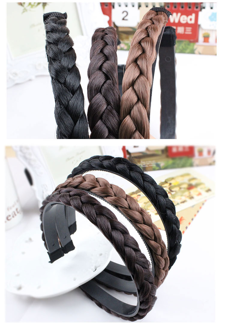 Hair Cave Headwear Phiên bản Hàn Quốc của twist nhỏ tươi 辫 headband headband tóc giả tóc giả bằng tóc với kẹp tóc nữ trang sức nhỏ - Phụ kiện tóc kẹp tóc con bướm
