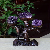 Jing Guiren Jing Guiren natural amethyst amethyst block rough agate crystal decorative gift gift small ornaments