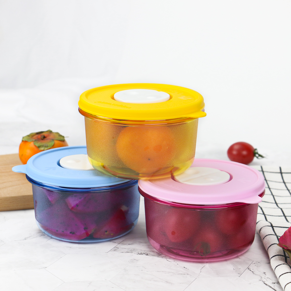 Special 100 Hui Microwave Small Germination Bowl 400ml Refrigerated Preservation Box Round Bowl Soup Bowl Microwave Special Portable Lunch Box