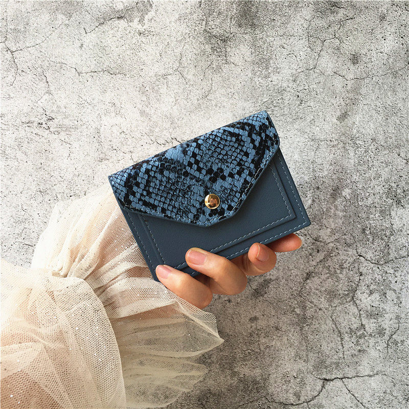 Card holder women's small, ultra-thin, exquisite, high-end mini envelope coin purse, simple new style, retro card holder