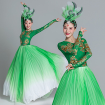 Modern dance dresses Dresses stage choral costumes women acting out as adults new atmospheric opening dance big hem skirts