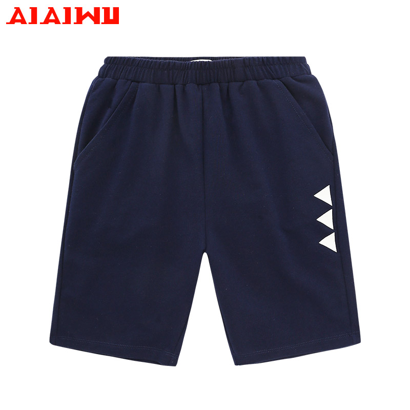 Ái Ái nhà trai Bảy Point Casual Quần bó sát Summer Kids Knitted nghi quần Tide KIST14.