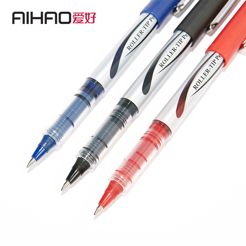 Hobby Straight Liquid Water-based Ballpoint Pen Signature Water-based Neutral 0-5mm School Warhead Pen Office Signature Sun