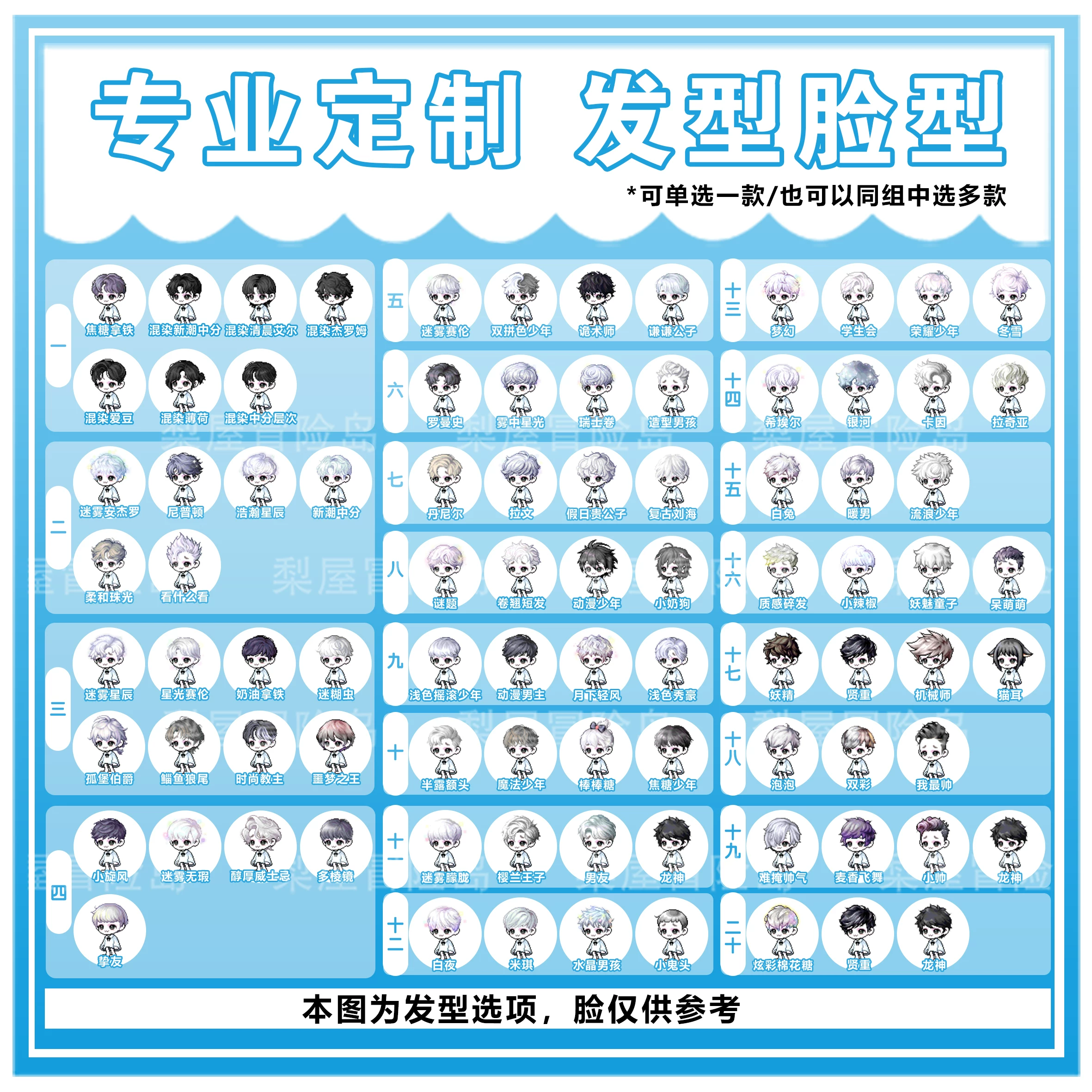 "Pear House" MapleStory, all areas and servers, follow the royal new hair style/designated hair style/face shaping and plastic surgery