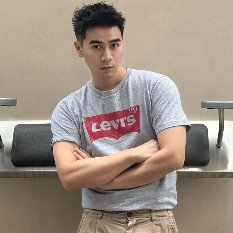 Levis Men's Classic Logo Printed Cotton Short-Sleeved T-Shirt Half-Sleeved Top Unisex 17783