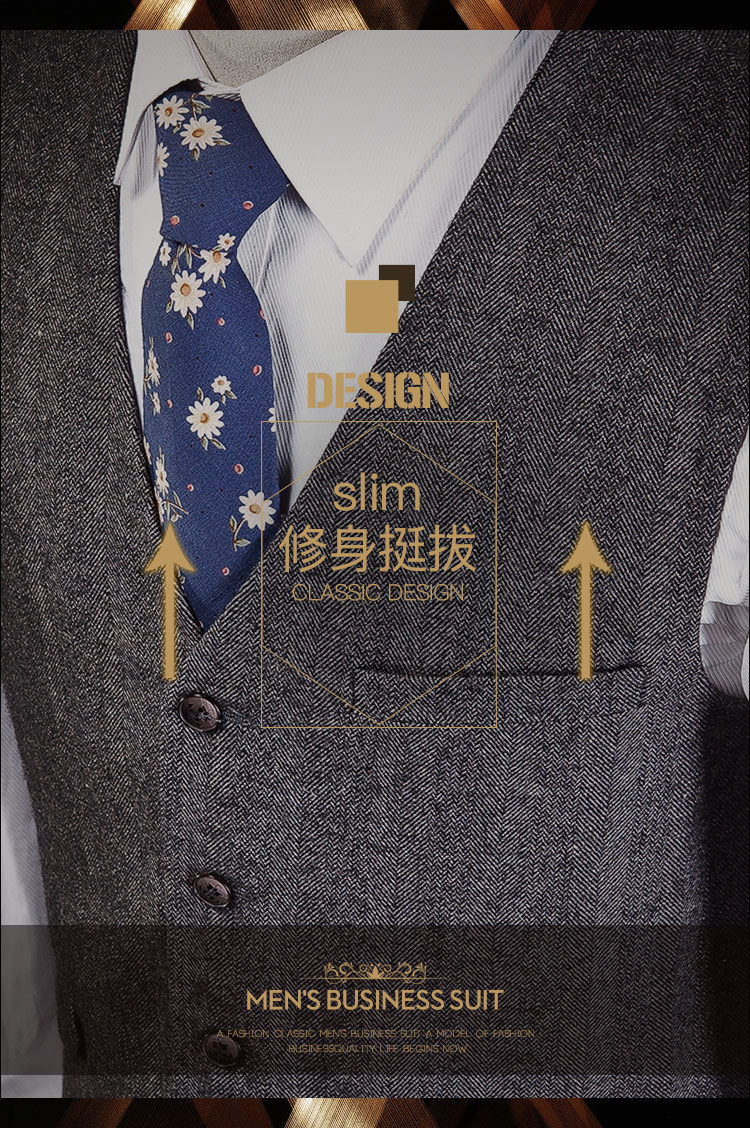 Bộ đồ vest nam mỏng màu xám phù hợp với trang phục công sở nam giản dị của Anh - Suit phù hợp áo vest nam đẹp