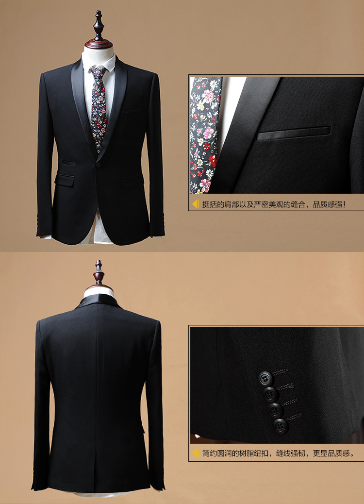 Bộ đồ chú rể phù hợp với áo cưới nam ba mảnh áo vest nam đẹp