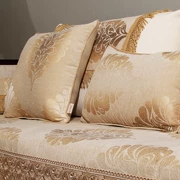 Gối sang trọng Sofa châu Âu đệm lớn văn phòng giường đệm đệm gối bốn mùa vải phòng khách Mỹ - Trở lại đệm / Bolsters