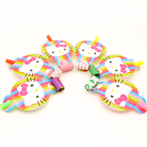 Childrens birthday party party blowing dragon Mickey Minnie KT car Thomas Pooh Princess theme 6