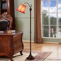 Fishing lamp floor lamp American living room study creative light luxury European floor table lamp sofa coffee table vertical floor lamp