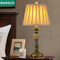 Creative American desk lamp retro living room European study romantic pastoral bedroom decoration warm dimmable bedside lamp