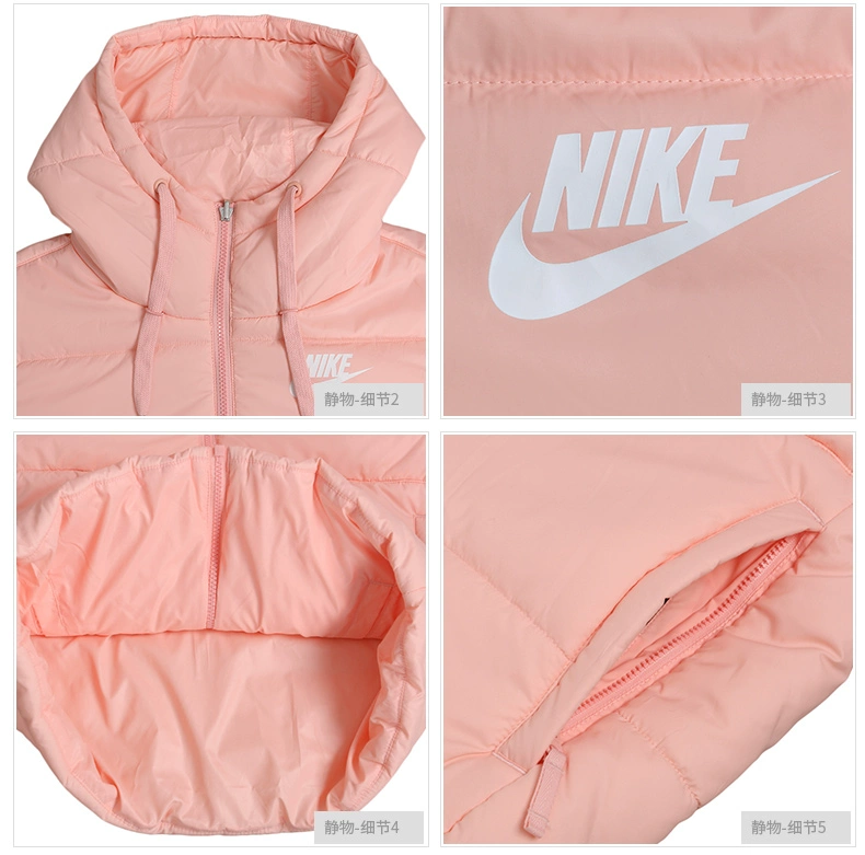 Nike áo jacket giản dị 2018 mới mùa thu đội mũ trùm đầu áo ấm thể thao 939 361 - Quần áo độn bông thể thao