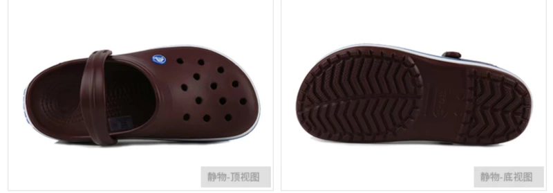 Crocs card Luo Chi giày trung tính 2019 hè mới thoáng khí giày đi biển đi dép thông thường dép 11016 - Giày thể thao / sandles