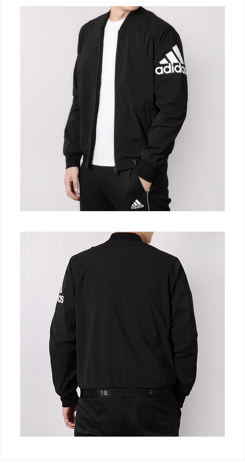 Giày thể thao nam mùa thu đông 2018 của Adidas cộng với áo khoác nhung bóng chày thể thao ấm áp cổ áo DX7192 áo khoác nike xách tay