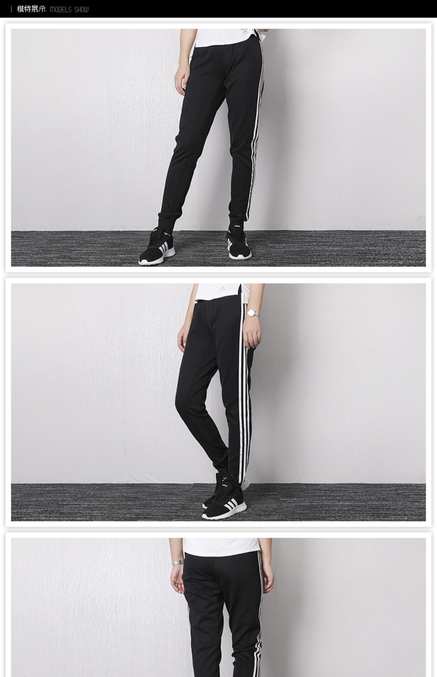 Adidas suit nữ 2019 mùa thu mới chạy quần áo thể dục thoáng khí nửa tay áo thun quần thể thao giản dị - Thể thao sau quần áo chạy bộ nike