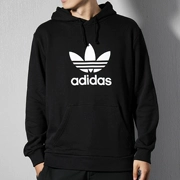 Adidas clover nam 2019 mùa xuân mới thể thao giản dị áo len trùm đầu áo thun DX3614 - Thể thao lông cừu / jumper