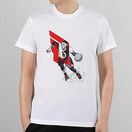 阿迪达斯男装上衣2019夏季新款利拉德篮球透