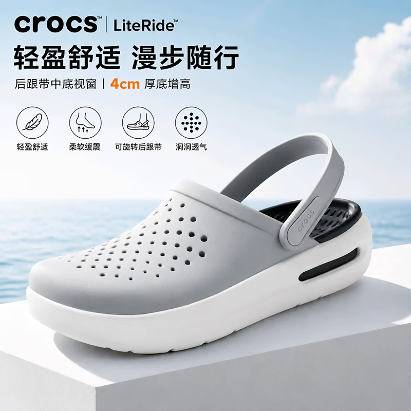 Crocs Men's Clogs Summer New Comfortable Casual Shoes Outdoor Beach Shoes Closed-Toe Shoes Slippers Crocs Men's Clogs Summer New Comfortable Casual Shoes Outdoor Beach Shoes Closed-Toe Shoes Slippers