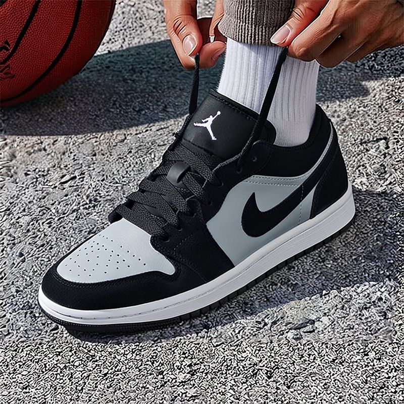 Nike Official Men's and Women's Shoes Aj1 Sneakers Air Jordan 1 Sports Training Black and White Basketball Shoes for Women Nike Official Men's and Women's Shoes Aj1 Sneakers Air Jordan 1 Sports Training Black and White Basketball Shoes for Women
