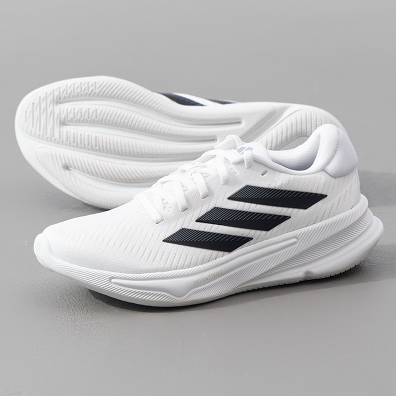 Adidas 2026新款透气训练鞋：百搭小白鞋潮范来袭_跑步鞋_淘宝服装网