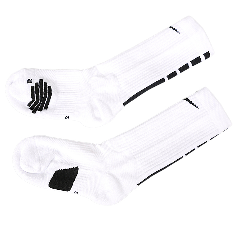 Nike Basketball Socks Men's and Women's Socks 2026 White Sports Socks Towel Bottom Elite Socks Mid-Calf Socks Sx7622