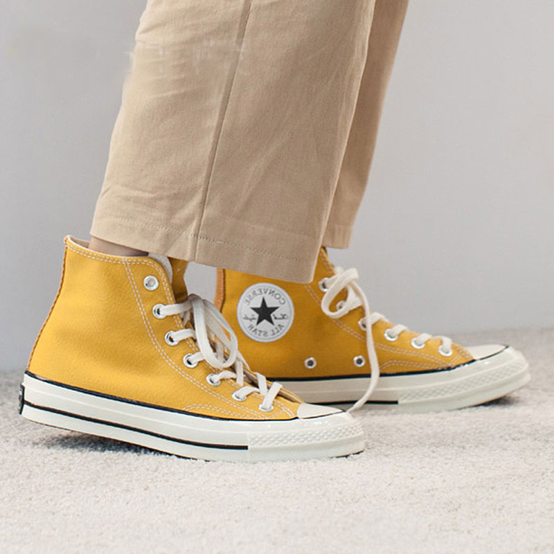 Giày nam Converse Giày nữ cao, giày cao gót để giúp 1970S Samsung tiêu chuẩn giày thể thao retro màu xanh lá cây 162052 giày sneaker nam chính hãng