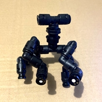 T-2 atomizing nozzle chameleon tortoise semi-water Turtle Ecological rainforest cylinder automatic spray head humidification universal direction