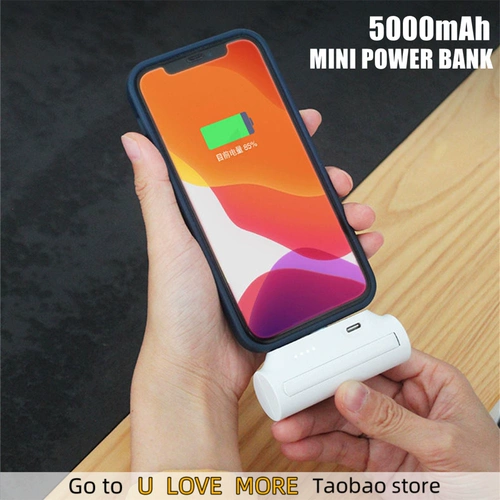 5000 мА и мини -мощный банк для iPhone 13 12 ξ Mystery Oppo Samsung