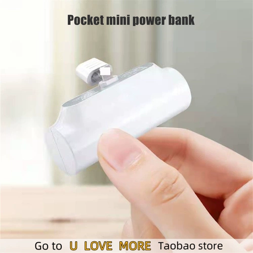 5000 мА и мини -мощный банк для iPhone 13 12 ξ Mystery Oppo Samsung