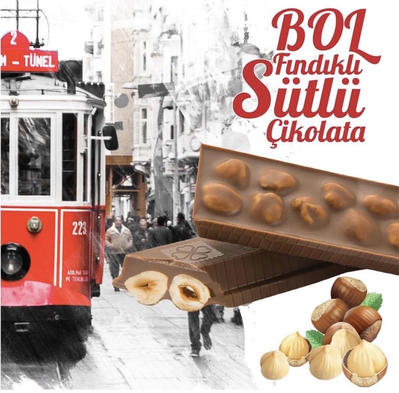 Spot Turkish MELODI nut bar chocolate sharing pack pistachio hazelnut Renqiao snacks