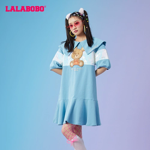 Летняя милая трикотажная футболка, боди, юбка, буква T, короткий рукав