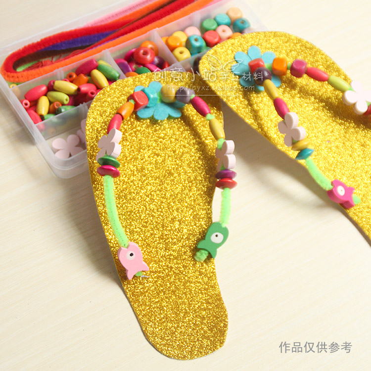 Kindergarten Beauty Workers New Handmade Wooden Beads Wearing Beads Colorful small wooden beads Diy handmade Beads Accessories Bag Boxed