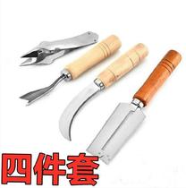 Shaw Polo knife pin wave basket peeled spinach special tool stainless steel Pineapple Knife peeler fruit machine Go to the eye