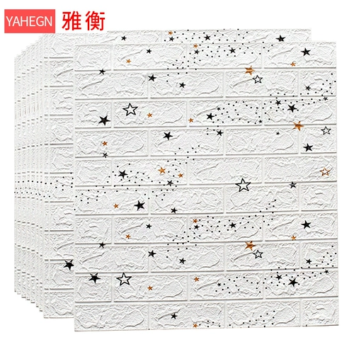 Самоклеющиеся трехмерные обои, потолочный декор на стену для спальни, 3D