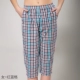 Y tá nhỏ mặc nhà quần phụ nữ quần đùi cotton pyjama giản dị kẻ sọc quần mỏng ở nhà có thể mặc bên ngoài - Quần tây