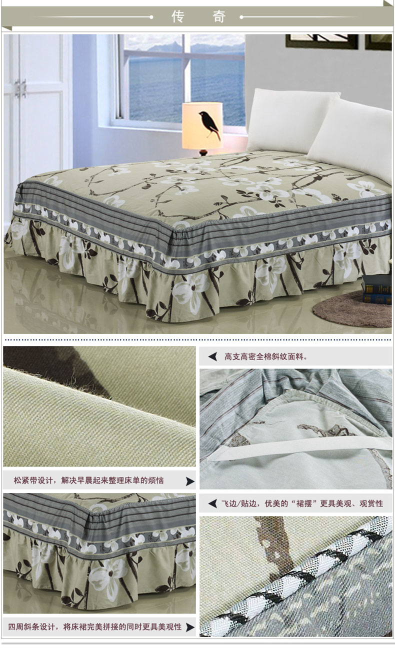 Giường cotton trải giường đơn chiếc giường đơn 1,2m cotton 1,5 Học sinh Hàn Quốc Phong cách châu Âu 1,8 m giường đôi ga trải giường gội đầu
