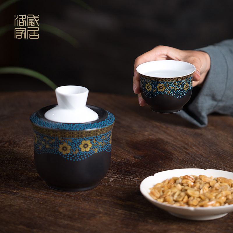 The temperature wine pot hot restaurant in old Chinese wind hip ceramic warm yellow rice wine liquor wine wine wine temperature