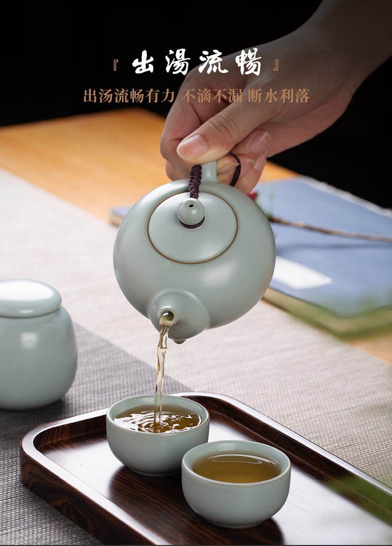 Your up was a small set of jingdezhen ceramic kung fu tea tea home portable teapot teacup suits for the to travel