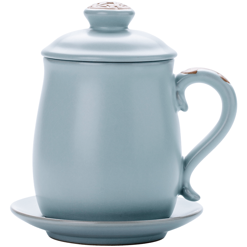 , open the slice your up office glass ceramic tea set for its ehrs home office a single large capacity filter tea cup