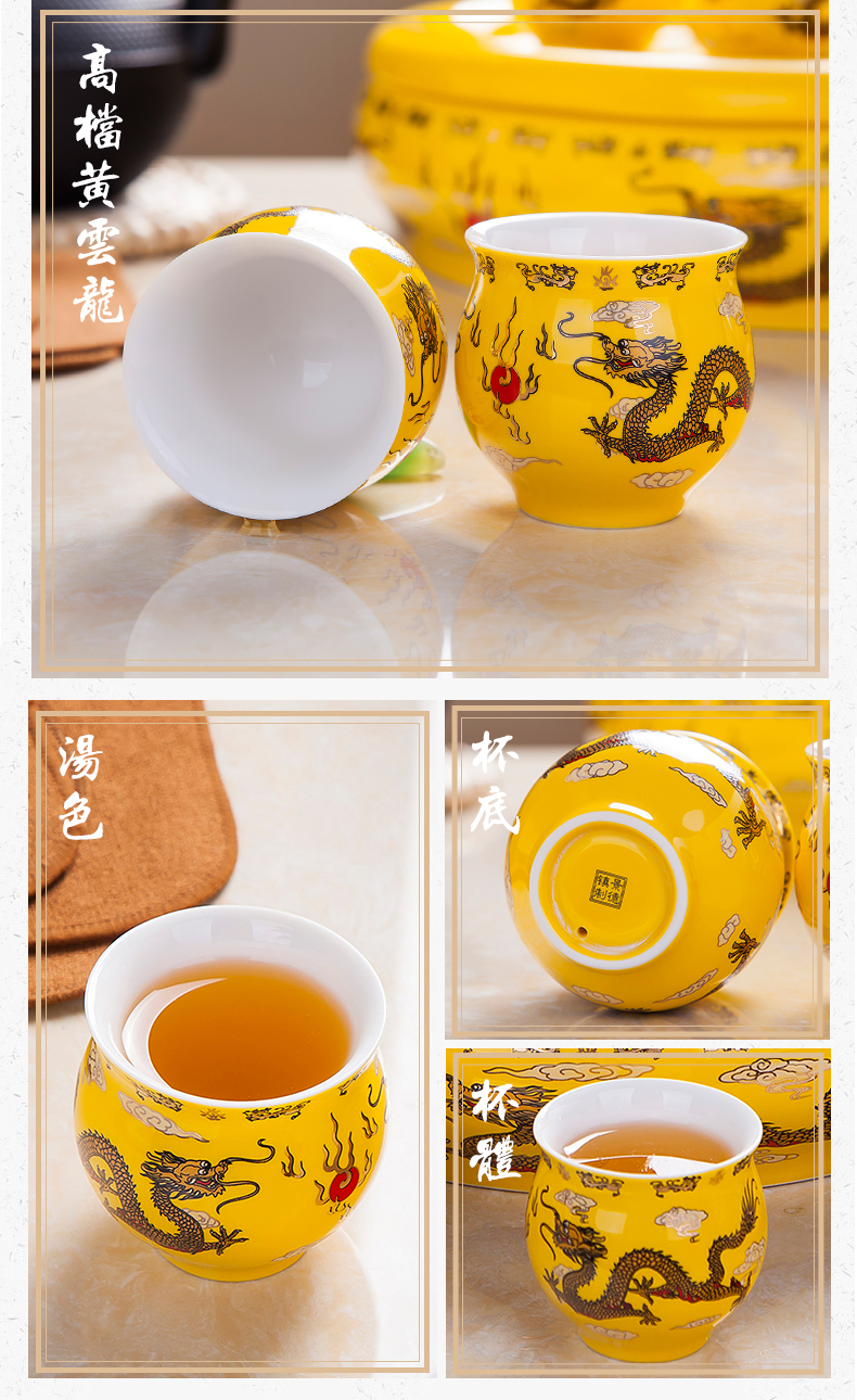 Blower, cup double iron fitting a single cup of household water proof kung fu tea tea jingdezhen ceramic cup